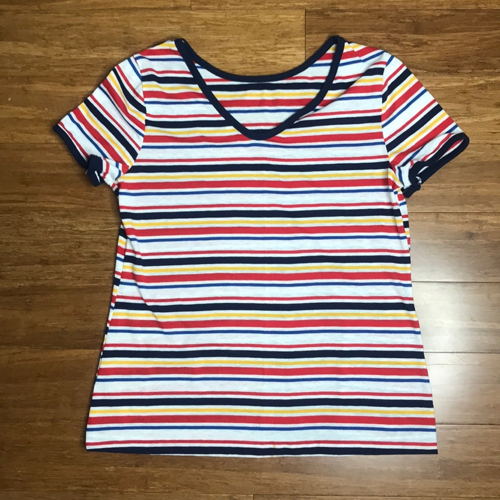 Vintage striped babydoll 70s T-shirt